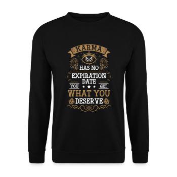 Sarcasme spirituellement bon acte spirituellement - Sweat-shirt Unisexe - noir - Devant - Alina (178cm) & Michal (187cm)