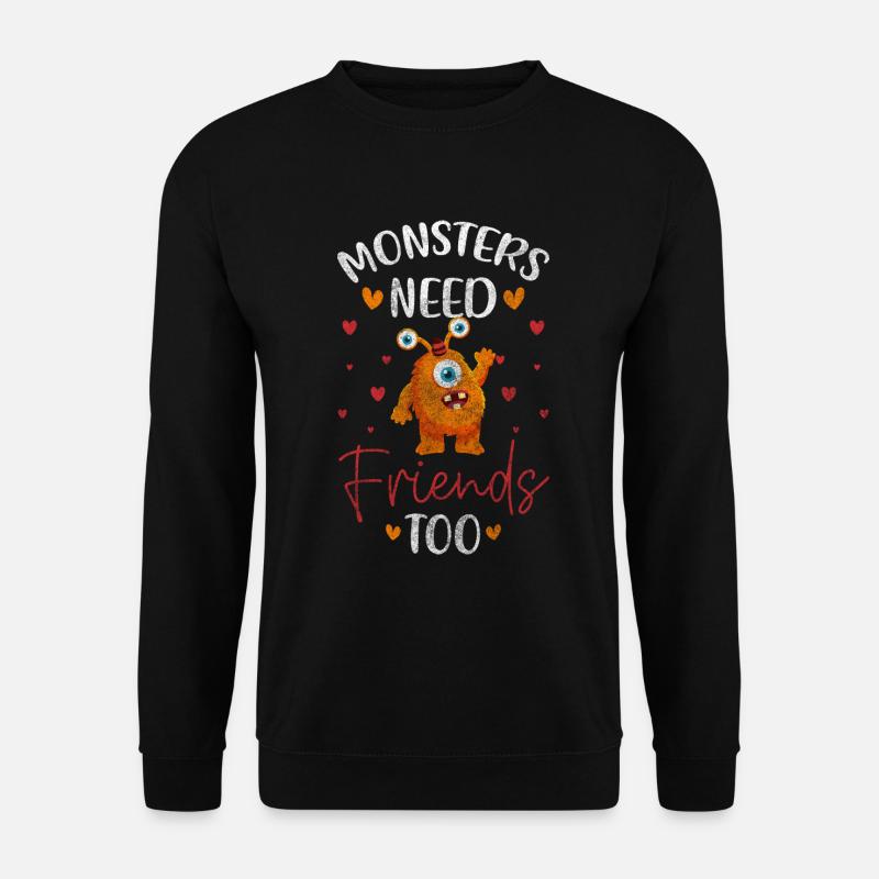 Halloween Creature Creepy Disguise - Unisex Sweatshirt - black