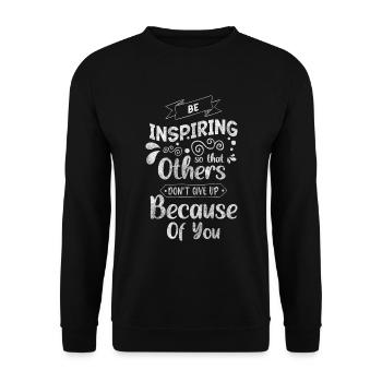 Collègue de travail Capitaine - Sweat-shirt Unisexe - noir - Devant - Alina (178cm) & Michal (187cm)