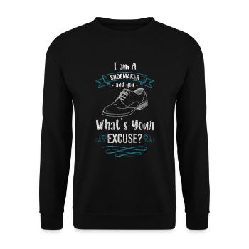 Handwerk Hobby Handwerkskunst - Unisex Pullover - Schwarz - Vorne - Alina (178cm) & Michal (187cm)