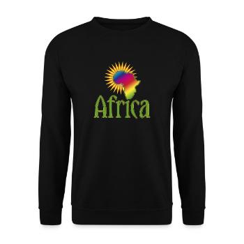 Afrique continent Wildnis Safari Roots Reggae Music - Sweat-shirt Unisexe - noir - Devant - Alina (178cm) & Michal (187cm)