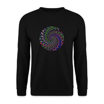 things - Unisex Sweatshirt - black - Front - Alina (178cm) & Michal (187cm)