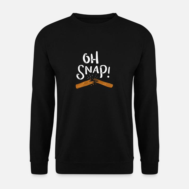 Oh, snap ! Brisé - Sweat-shirt Unisexe - noir