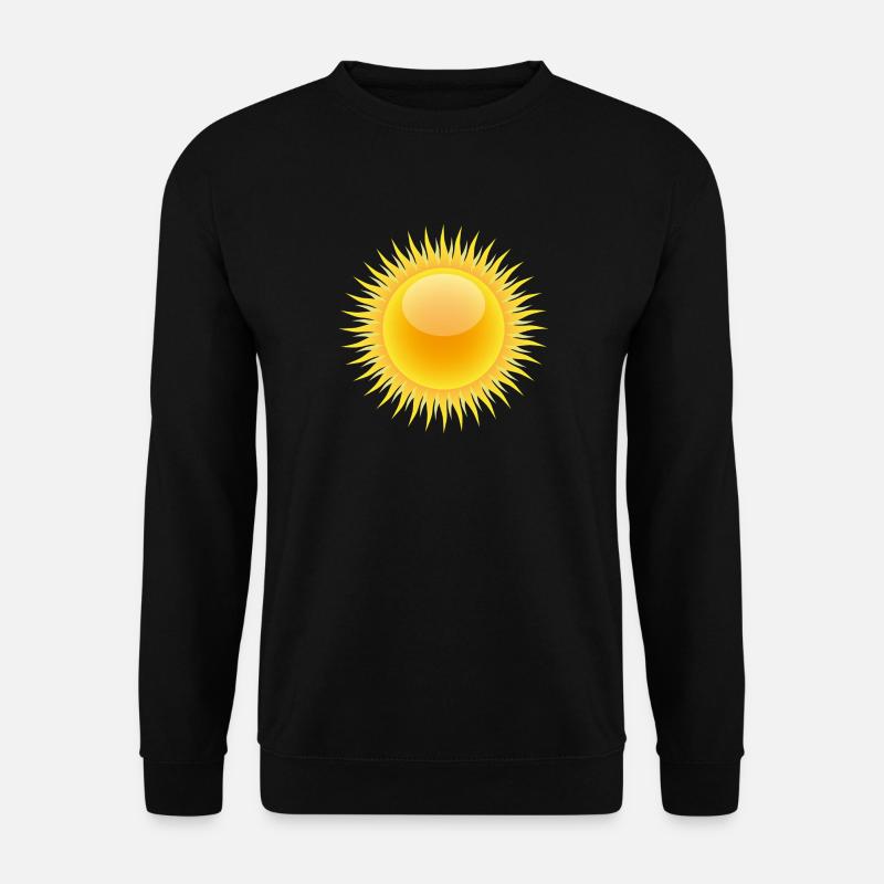 Sonne - Unisex Pullover - Schwarz