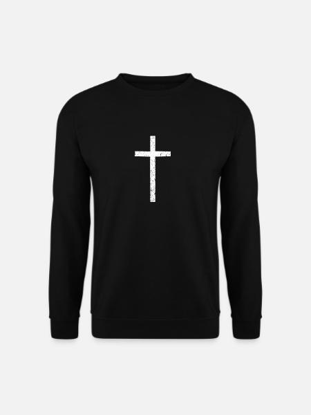 croix - Sweat-shirt Unisexe - noir