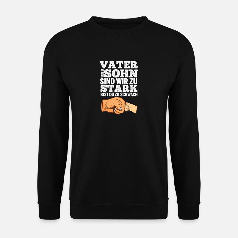VATER UND SOHN - Unisex Pullover - Schwarz