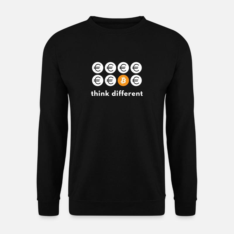 Think different Bitcoin - Unisex Sweatshirt - black