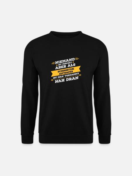 Sicherheitsbeauftragter Beruf Geschenk - Unisex Pullover - Schwarz