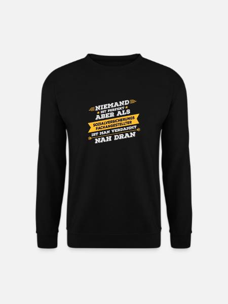 Social insurance professional employee - Unisex Sweatshirt - black