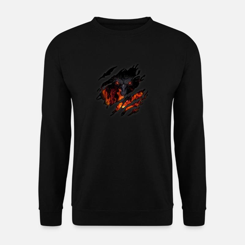 Drache in mir - Unisex Pullover - Schwarz