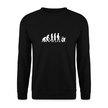 Soudeurs profession soudage évolution, travail, - Sweat-shirt Unisexe - noir - Devant - Alina (178cm) & Michal (187cm)