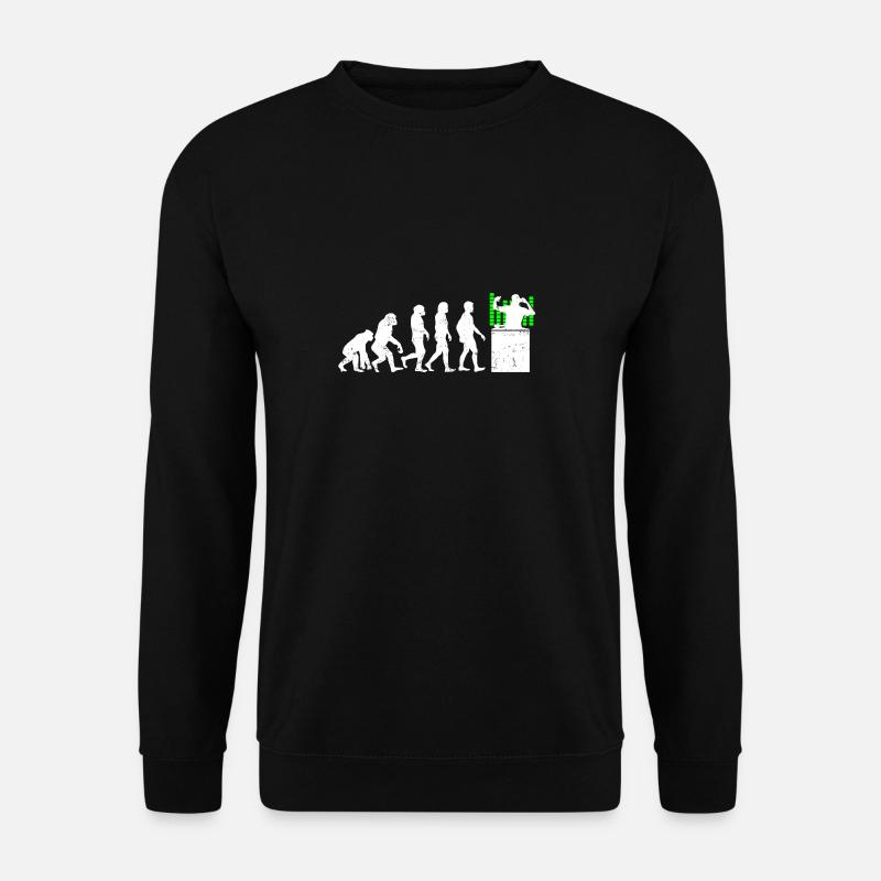 Dj evolution entwicklung musik turntable - Unisex Pullover - Schwarz