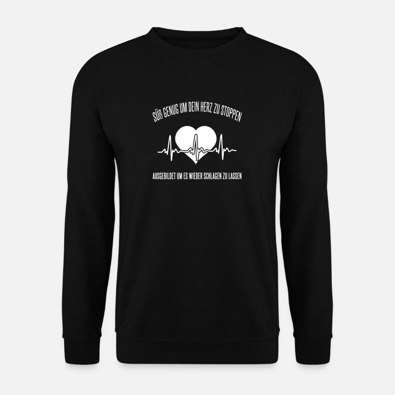 Krankenschwester - Unisex Pullover - Schwarz
