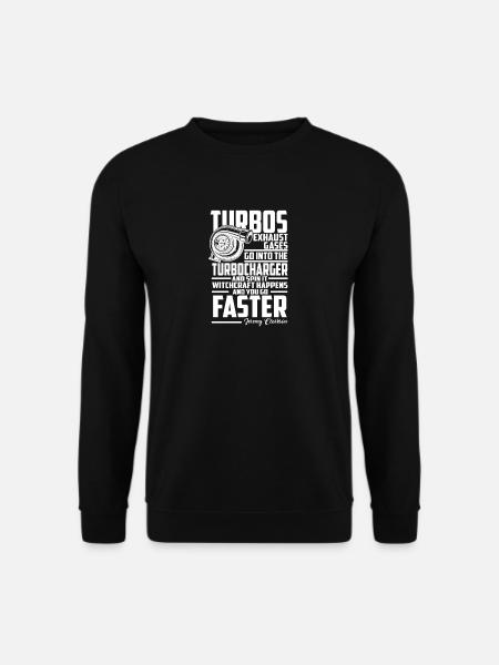 Funny Turbo Shirt for Petrolheads - Unisex Pullover - Schwarz