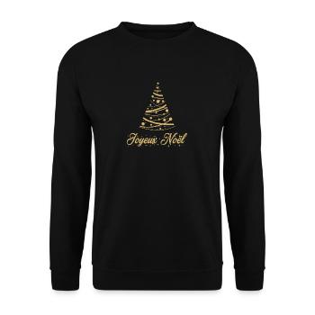 Joyeux Noël - Sweat-shirt Unisexe - noir - Devant - Alina (178cm) & Michal (187cm)