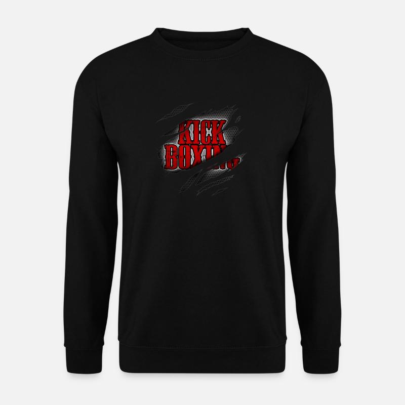 Kickboxing in mir - Unisex Pullover - Schwarz