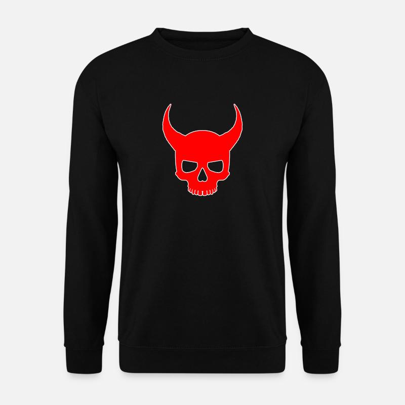 Devil Skull - Unisex Sweatshirt - black