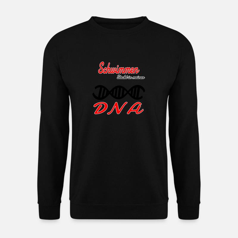 Is in my DNA Hobby Swimming - Unisex Sweatshirt - black
