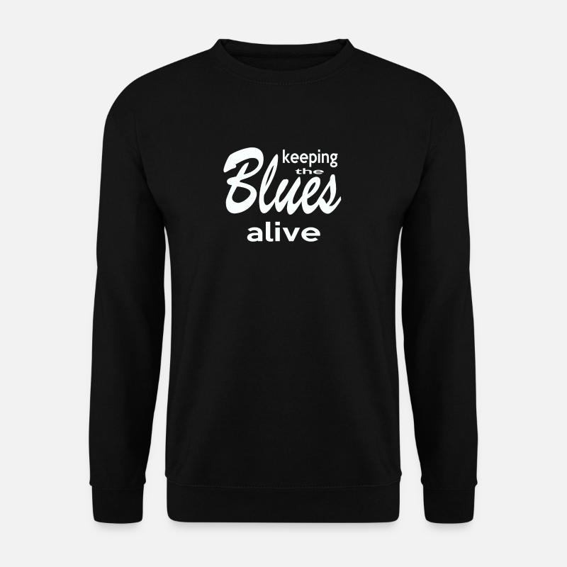 Keeping the Blues alive - Unisex Pullover - Schwarz