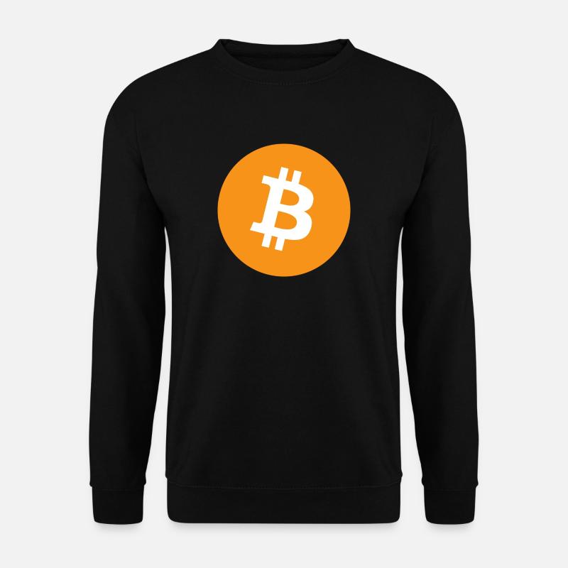 Bitcoin logo - Unisex Sweatshirt - black