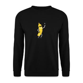 Danse fruit banane cadeau sain été - Sweat-shirt Unisexe - noir - Devant - Alina (178cm) & Michal (187cm)
