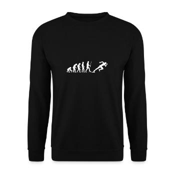 SPRINTER EVOLUTION! - Sweat-shirt Unisexe - noir - Devant - Alina (178cm) & Michal (187cm)
