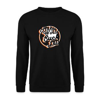 sentiments positifs pulvérisent T-shirt - Sweat-shirt Unisexe - noir - Devant - Alina (178cm) & Michal (187cm)