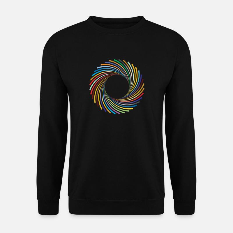 Caméra diaphragme abstrait - Sweat-shirt Unisexe - noir