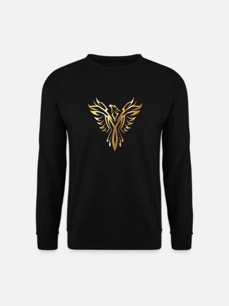 The Phoenix rising from the ashes - Unisex Sweatshirt - black