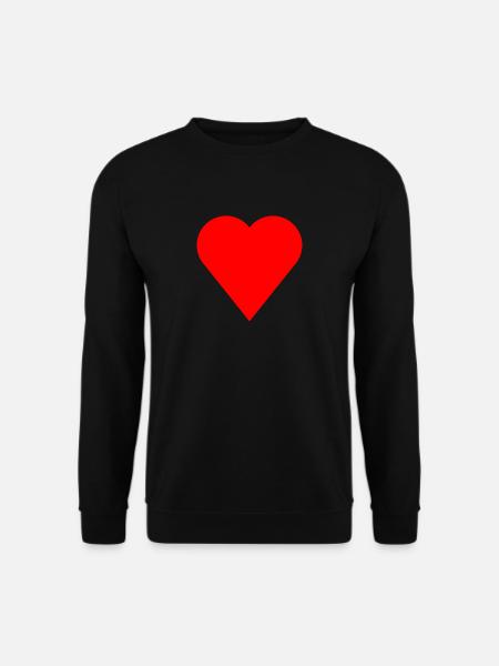 heart - Unisex Sweatshirt - black