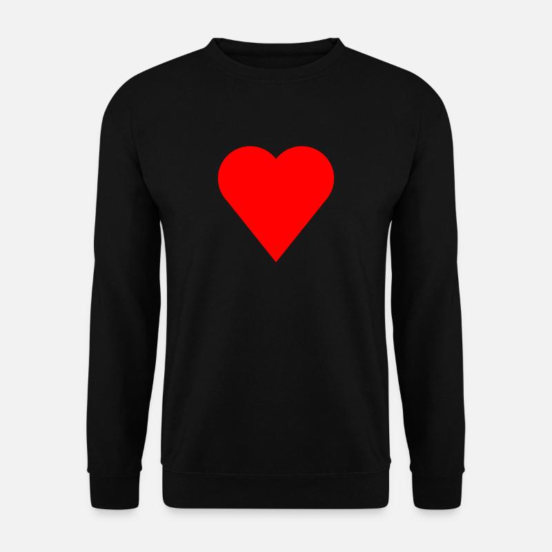 heart - Unisex Sweatshirt - black