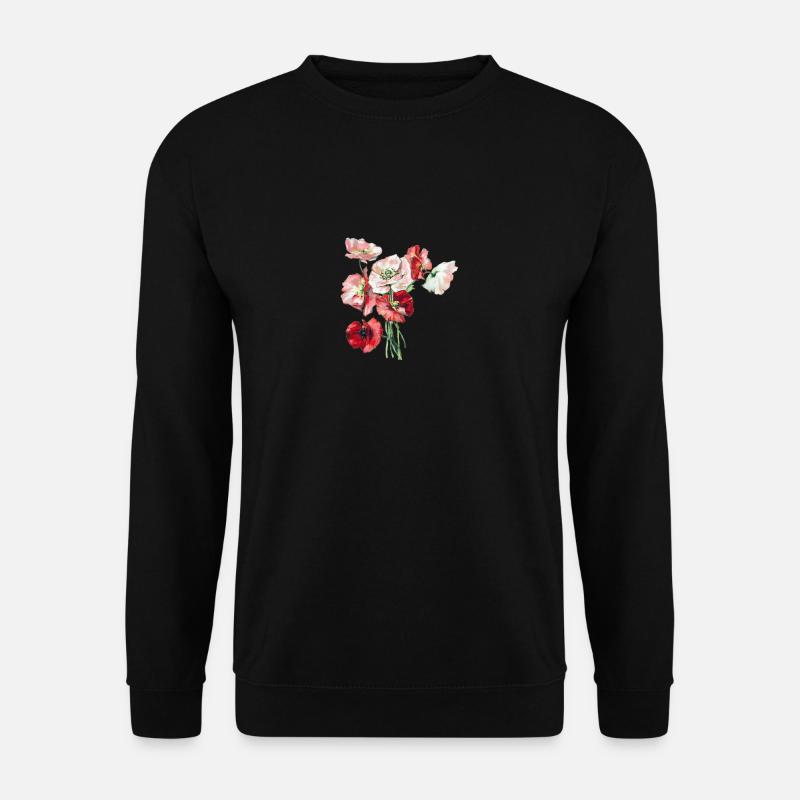 Blumenstrauß - Unisex Pullover - Schwarz