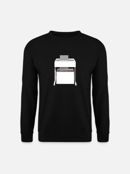Schredder Papier Gerät Büro Idee Geschenk Arbeit - Unisex Pullover - Schwarz