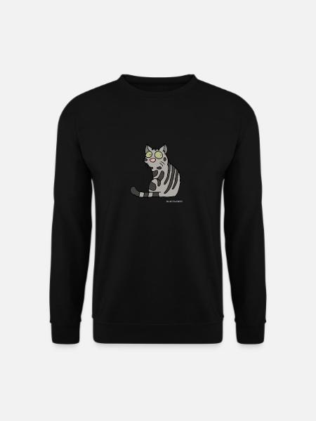 Cat - American Shorthair - Sweat-shirt Unisexe - noir