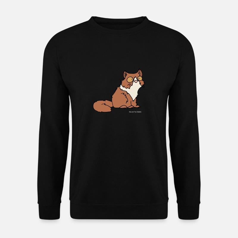 Cat persian - Unisex Sweatshirt - black