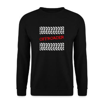 Pneu hors route 4x4 SUV pistes - Sweat-shirt Unisexe - noir - Devant - Alina (178cm) & Michal (187cm)