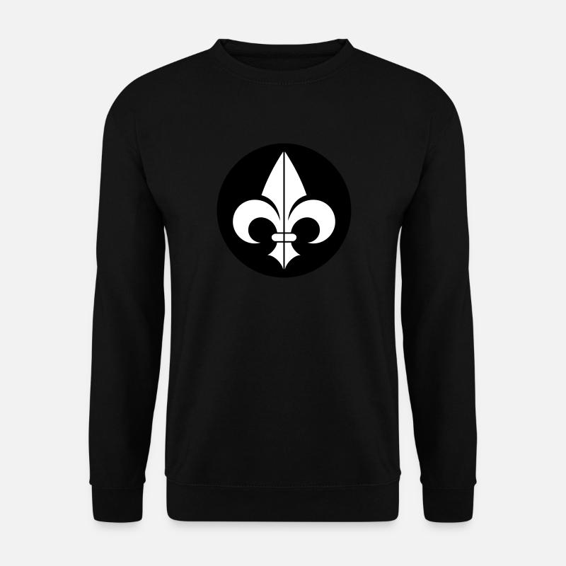 Fleur de Lys - Sweat-shirt Unisexe - noir