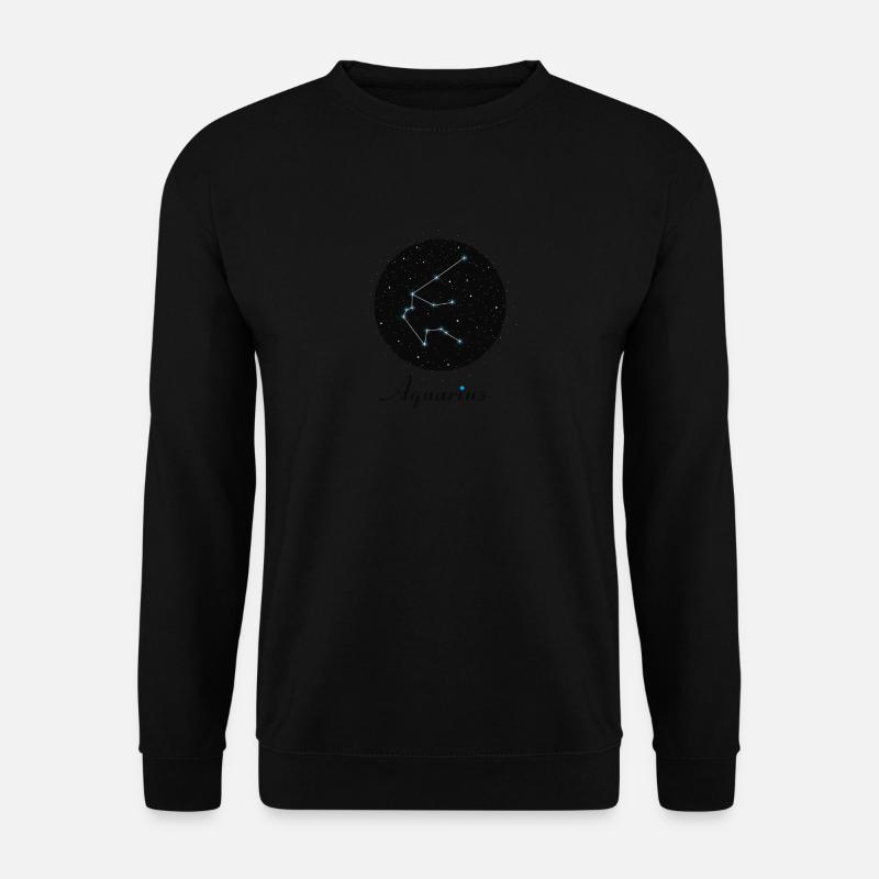 Aquarius Wassermann - Unisex Pullover - Schwarz