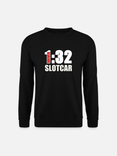 Slotcar 1:32 Carrera Modellsport Geschenk - Unisex Pullover - Schwarz