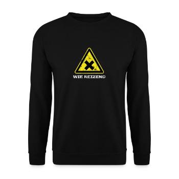 Wie Reizend Chemie Wissenschaft Witz Geschenk Idee - Unisex Pullover - Schwarz - Vorne - Alina (178cm) & Michal (187cm)