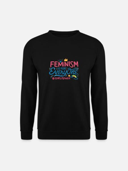 FEMINISM IS FOR EVERYONE - Unisex Pullover - Schwarz