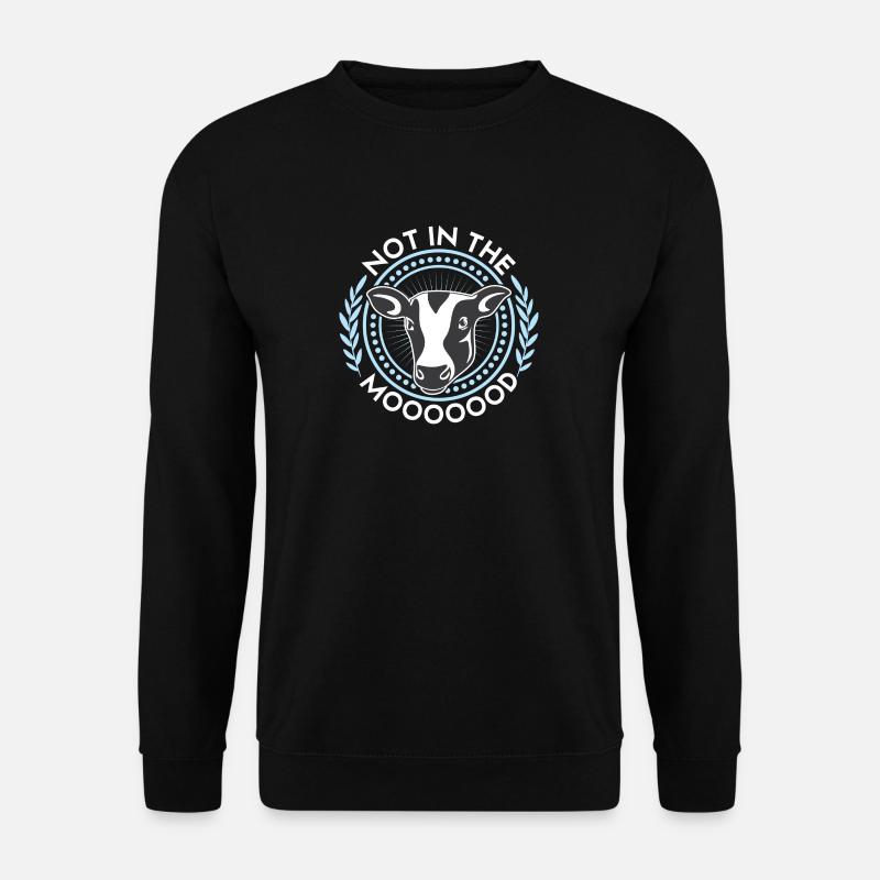 Die Hübsche Kuh - Unisex Pullover - Schwarz