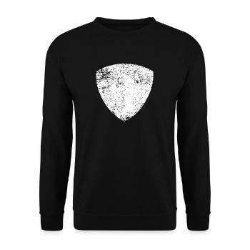 SHAPES FORMEN GRUNGE - Unisex Pullover - Schwarz - Vorne - Alina (178cm) & Michal (187cm)