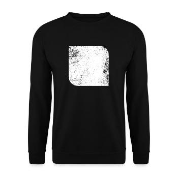 SHAPES FORMEN GRUNGE - Unisex Pullover - Schwarz - Vorne - Alina (178cm) & Michal (187cm)