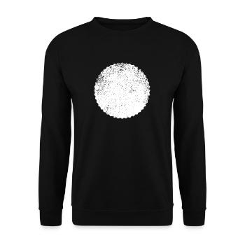 SHAPES FORMEN GRUNGE - Unisex Pullover - Schwarz - Vorne - Alina (178cm) & Michal (187cm)