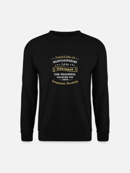 ich bin Elektriker - Unisex Pullover - Schwarz