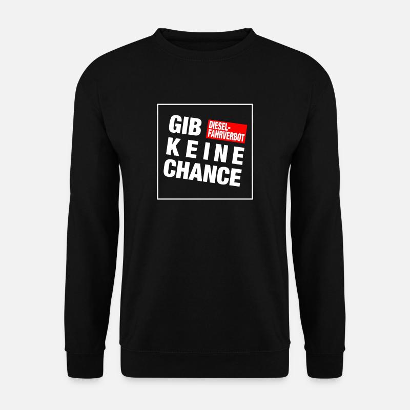 Diesel - Fahrverbot - Unisex Pullover - Schwarz
