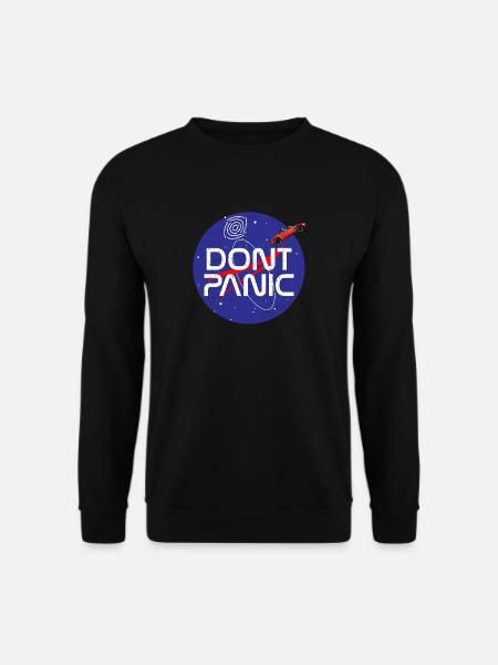 Dont Panic Universe Racers T-shirt - Unisex Pullover - Schwarz