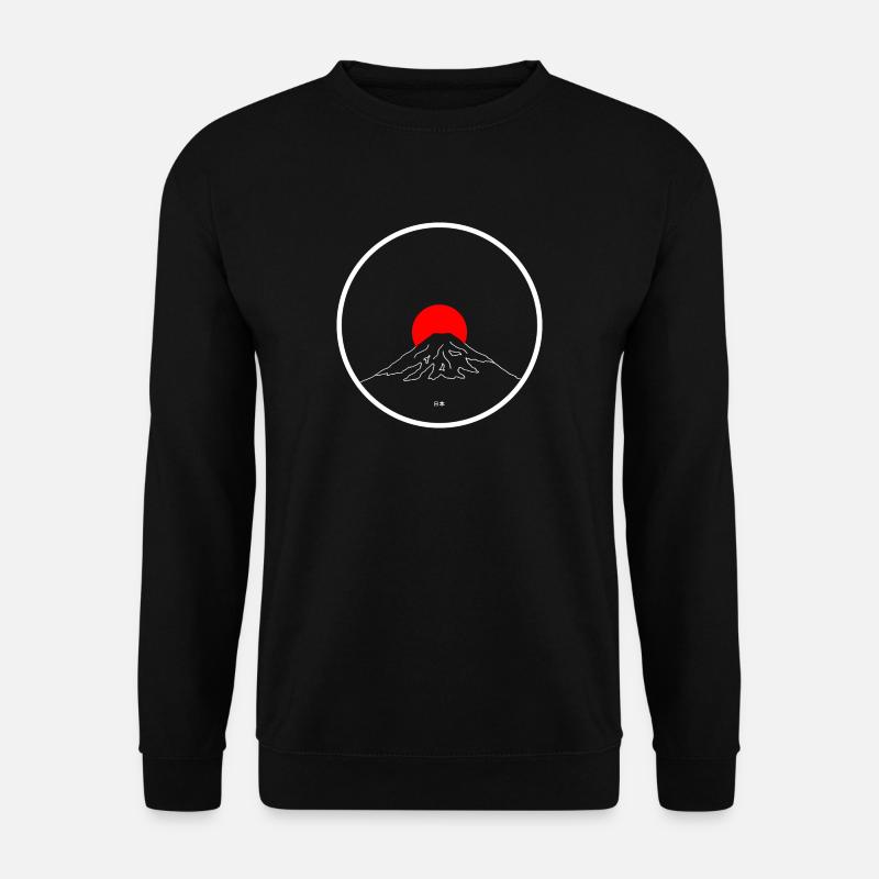 Berg Fuji - Unisex Pullover - Schwarz