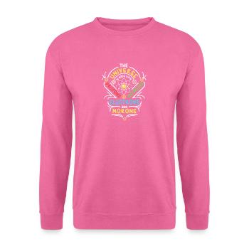 Universe is made of Protons Neutrons Electrons - Unisex Pullover - Pink - Vorne